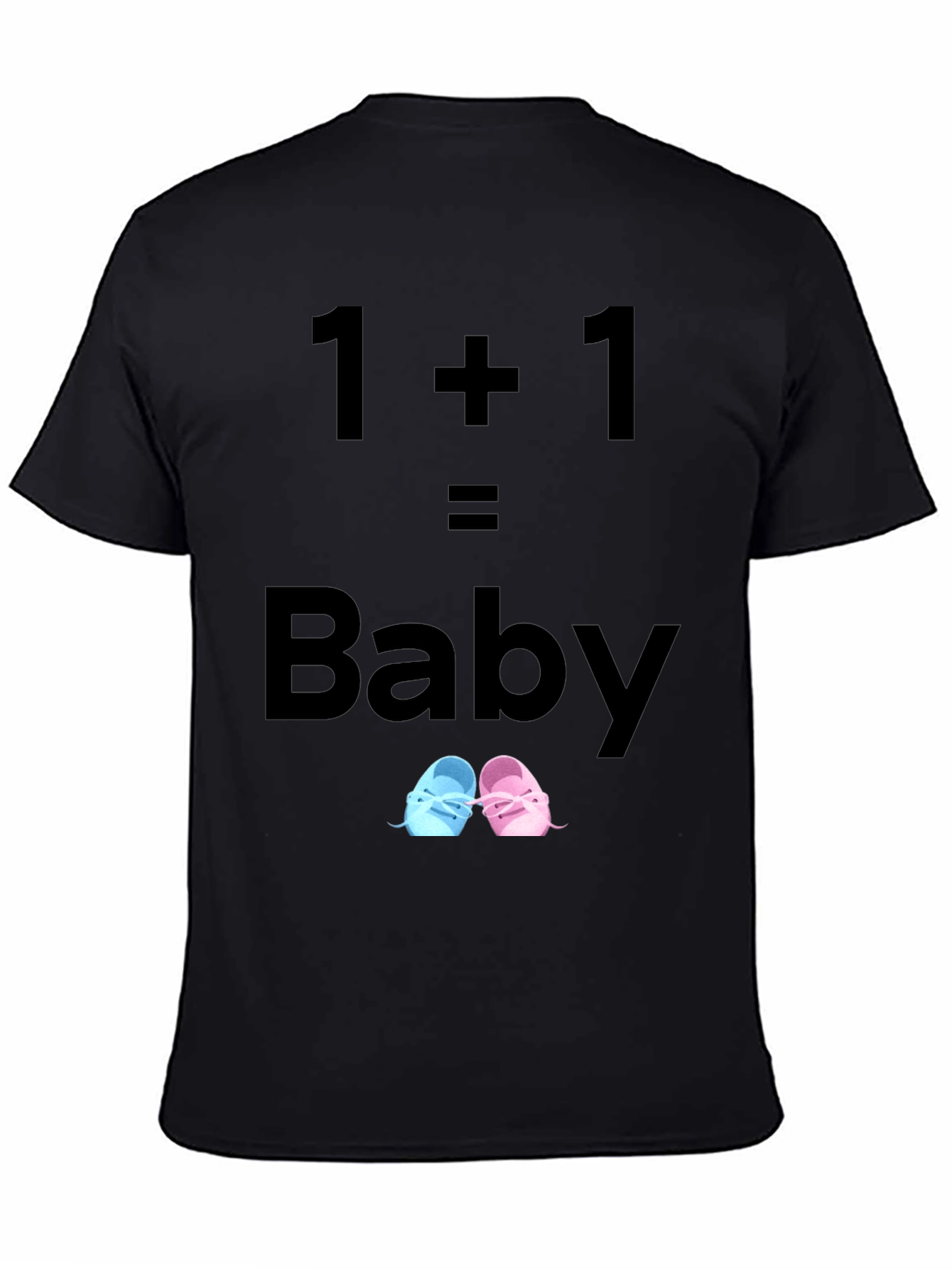 1+1=Baby Unisex T-Shirt Pregnancy Announcement