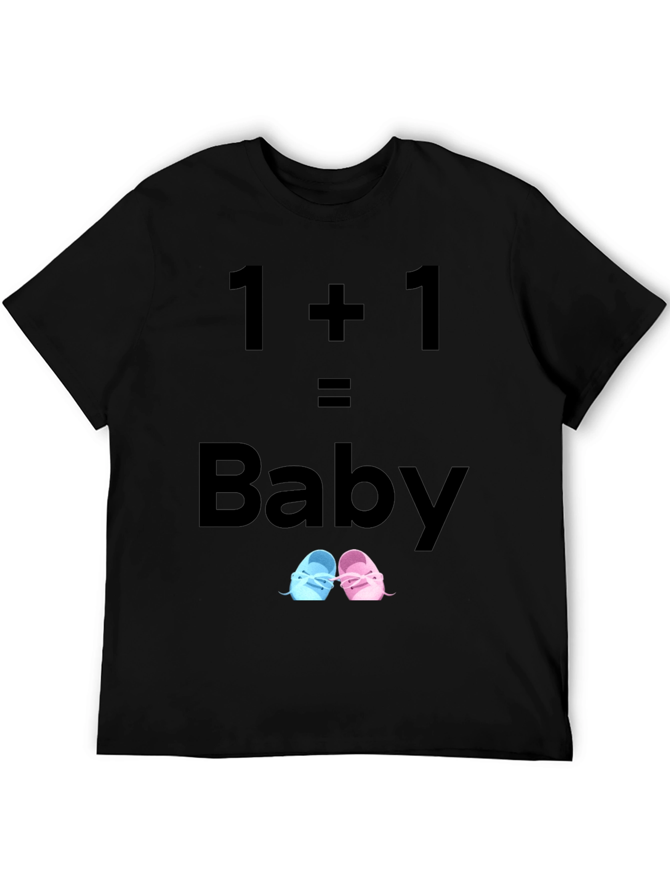 1+1=Baby Unisex T-Shirt Pregnancy Announcement