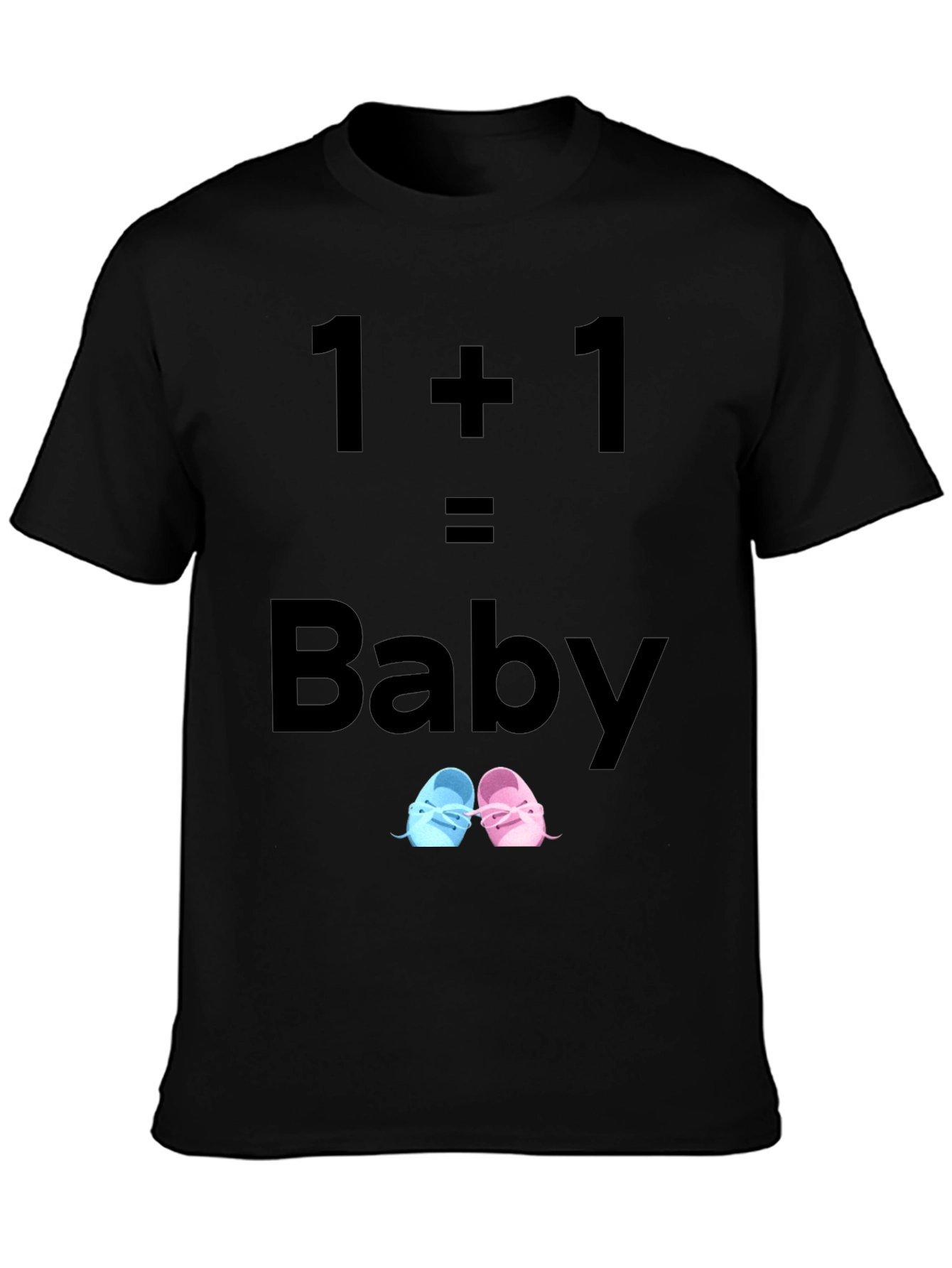 1+1=Baby Unisex T-Shirt Pregnancy Announcement