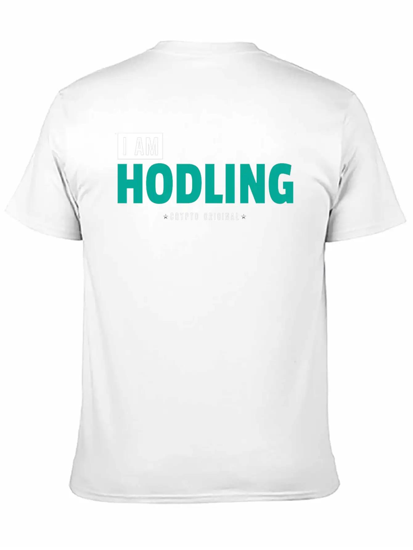 "I Am HODLING - Crypto Original" - #hodl #hodling Timeless Short Sleeve Tee – Comfy And Minimalist Design