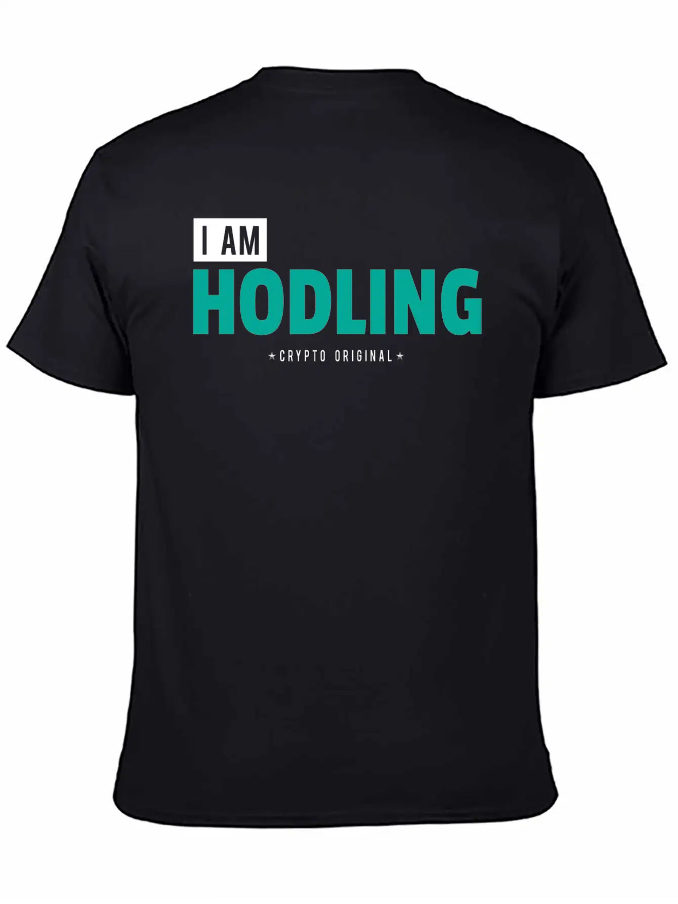 "I Am HODLING - Crypto Original" - #hodl #hodling Timeless Short Sleeve Tee – Comfy And Minimalist Design
