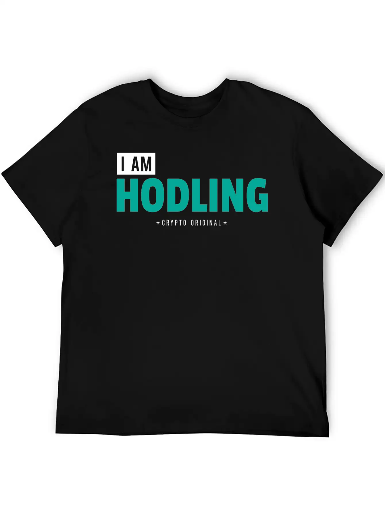 "I Am HODLING - Crypto Original" - #hodl #hodling Timeless Short Sleeve Tee – Comfy And Minimalist Design