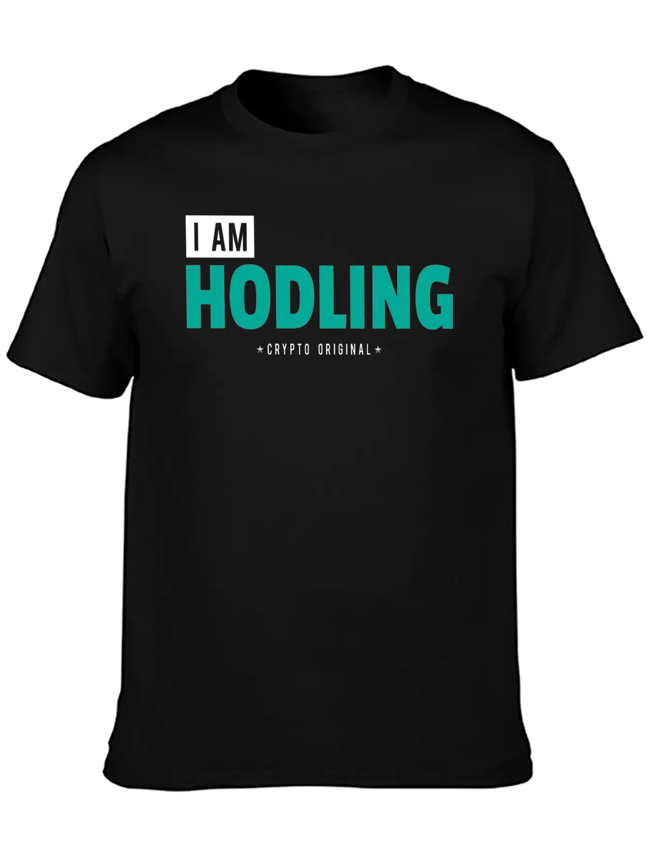 "I Am HODLING - Crypto Original" - #hodl #hodling Timeless Short Sleeve Tee – Comfy And Minimalist Design